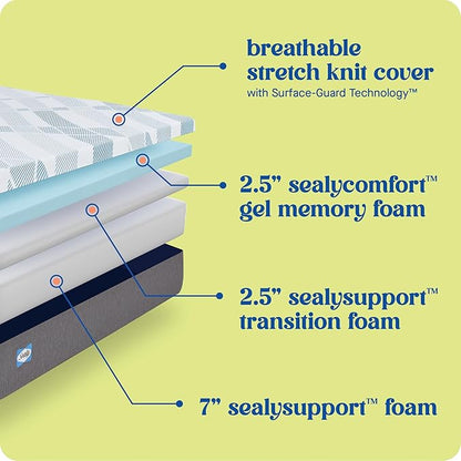 Sealy Dreamlife 12” Foam Mattress-in-a-Box, Twin