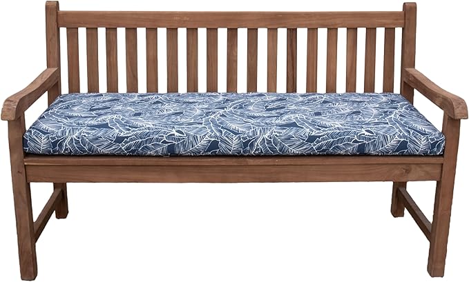 Tommy Bahama Bench Cushion, 48" X 19" X 2.5", Pacific Zaffre