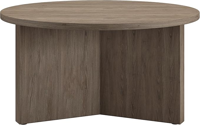 Henn&Hart Anders Coffee Table, 32" Wide,Grey