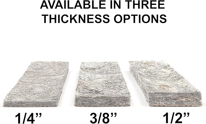 Mohawk Home 2' x 6' Non Slip Grip Rug Pad 3/8" Thick Dual Surface Felt Cushion + Rubber Gripper - Safe for All Floors