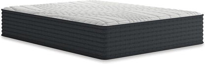 Signature Design by Ashley Hybrid 1300 13 Inch Plush Gel Memory Foam Mattress with Edge Support for Pressure Relief, California King, Fiberglass Free, Mattress in A Box