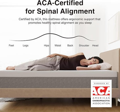 Novilla California King Mattress, 12 Inch Gel Memory Foam Cal King Mattress for Cool Night & Pressure Relief, Medium Plush Feel with Motion Isolating, Bliss
