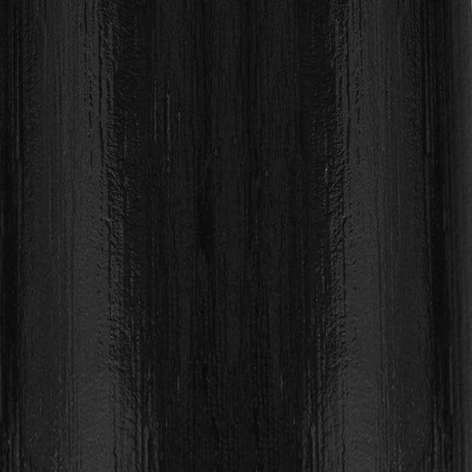 Artisanal Abode Wall-Mounted Headboard Retro Black - Elegant Woven Rattan Headboard with Minimalist Aesthetic, Organic Texture, and Effortless Installation for Full/Queen Beds - 1.5" x 1.5"