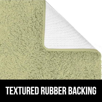 GORILLA GRIP Bathroom Rugs, 42x24, Ultra Soft Absorbent Mat, Thick Plush Bath Rug, Machine Washable, Microfiber Quick Dry, Mats for Shower, Bathtub and Floor, Home Decor Accessories, Sage