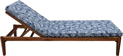 Tommy Bahama Chaise Cushion, 23" X 75" X 2.5", Pacific Zaffre