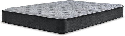Signature Design by Ashley Queen Size Comfort Plus Hybrid Mattress with Memory and Quilt Foam, Wrapped Coils, Fiberglass Free, 10-Year Warranty, 10" Height