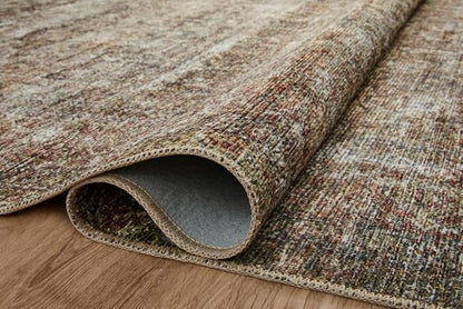 Loloi Amber Lewis Billie Collection, Tobacco & Rust 8'-6" x 11'-6" Area Rug – Antique & Distressed Accent Rugs for Living Room, Bedroom, Entryway & Hallway, No Shed High Traffic Area Home Decor Rug