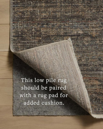 Loloi Amber Lewis Molly Collection MOL-05 Lagoon/Natural 8'-6" x 12' Low Pile Area Rug