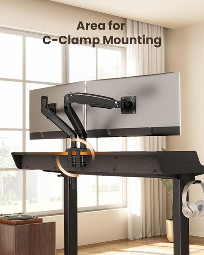 ErGear Electric Standing Desk with Drawers, 55″ x 28″ Gaming Table Compatible Monitor Stand, Stand up Desks, Home Office Height-Adjustable Desk with Storage Shelf, 4 Preset Heights, Black