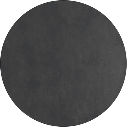 SIMPLIHOME Gloria Metal Side Table - 16 inch Wide Solid Metal Round Cast Aluminum Accent Table in Graphite, Contemporary End Table for Living Room with Powder-Coated Finish, Assembled
