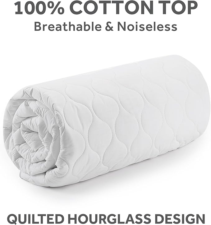Sunbeam Electric Premium Water Resistant Restful Quilted Heated Mattress Pad, 12 Heat Settings, 12-Hour Selectable Auto Shut-Off, Fast Heating, Cozy Warming Bed, King, 76" x 80"