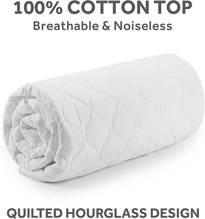 Sunbeam Electric Premium Water Resistant Restful Quilted Heated Mattress Pad, 12 Heat Settings, 12-Hour Selectable Auto Shut-Off, Fast Heating, Cozy Warming Bed, King, 76" x 80"