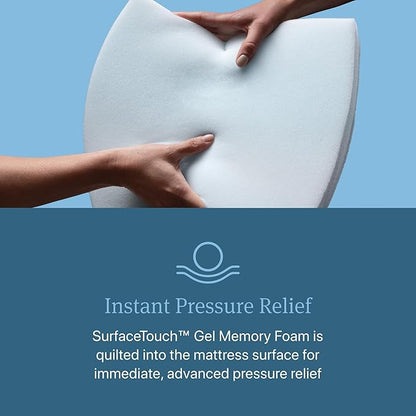 Beautyrest Days End Plush 14" Mattress - Twin XL - Cooling Tech, Supportive Durable Pocketed Coils, Pressure Relief, Motion Separation; 100 Night Sleep Trial and 10 Year Warranty