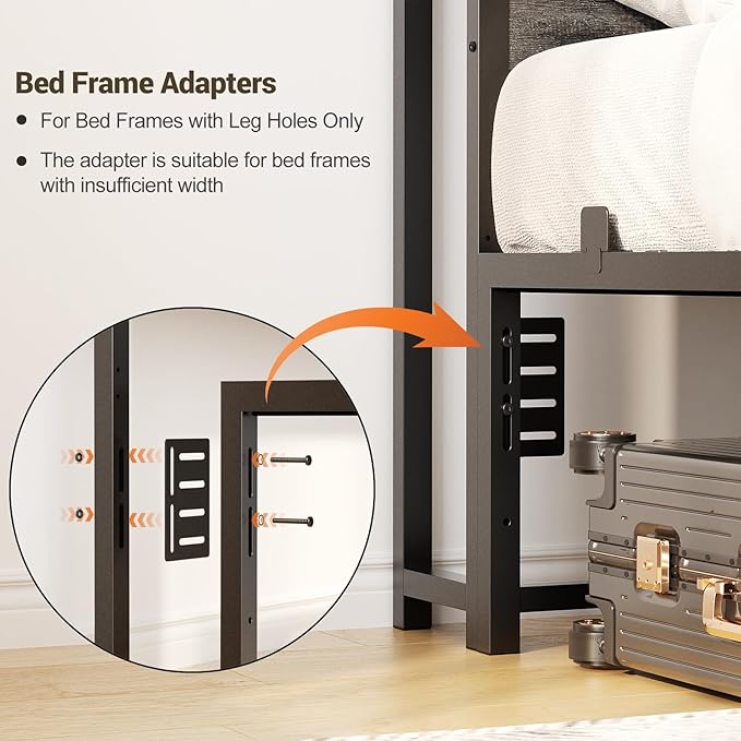 Unikito Headboard for Queen Size Bed with Storage Shelf, Head Board with 3 Outlets and 2 USB Ports, Headboards with RGB LED Light, Height Adjustable, Sturdy and Stable, Easy Assembly, Black Oak