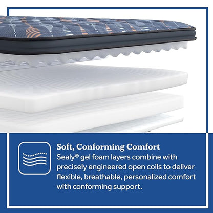 Sealy Warner 14" Soft Pillowtop Innerspring Mattress - King