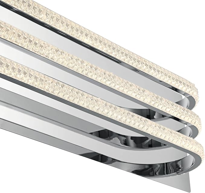 Possini Euro Design Possini Euro Diana 23 1/2" Wide Chrome LED Bathroom Vanity Light