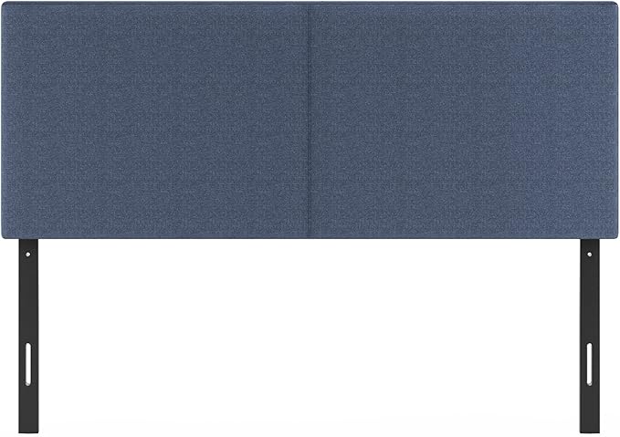 Furinno Roanne Upholstered Headboard, Full, Denim
