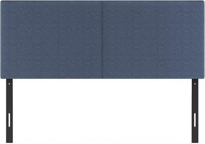 Furinno Roanne Upholstered Headboard, Full, Denim