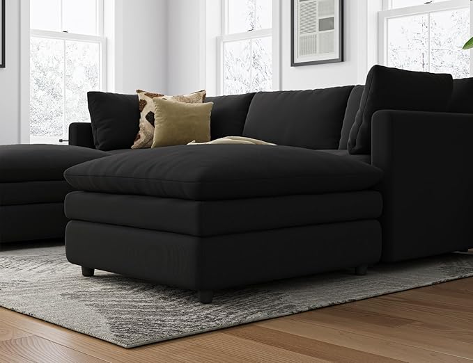 Txtin's Sectional Couches for Living Room U Shaped Cloud Couch with Ottoman Deep Plush 5 Seats Sofa Modern Sofa for Apartment
