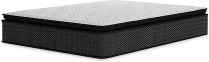 Signature Design by Ashley Limited Edition Pillow Top 13 " Pillow Top Hybrid Mattress with Gel Memory Foam and Edge Support for Cool Sleep and Pressure Relief, California King, Fiberglass Free
