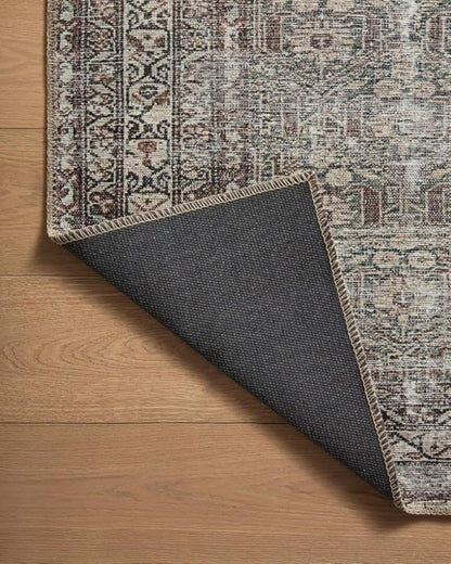 Loloi Amber Lewis Georgie Collection GER-10 Moss/Bark 2'-6" x 7'-6", .19" Pile Height, Runner Rug