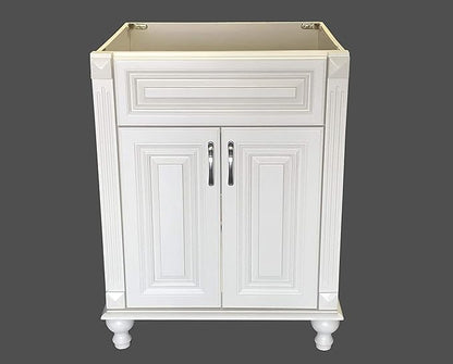 New Antique White Single-sink Bathroom Vanity Base Cabinet 24" W x 21"D x 32" H