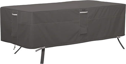 Classic Accessories Ravenna Water-Resistant 72 Inch Rectangular/Oval Patio Table Cover, Outdoor Table Cover