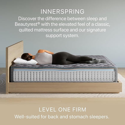Beautyrest Prime Dream Firm 13" Mattress - Cal King - Durable Pocketed Coil, Support, Pressure Relief, Cooling, Motion Separation; 100 Night Sleep Trial and 10 Year Warranty