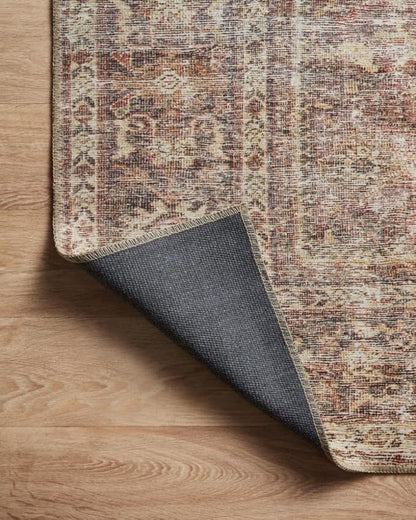 Loloi Amber Lewis Georgie Collection GER-06 Bordeaux/Antique 3'-9" x 5'-6", .19" Pile Height, Accent Rug