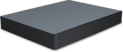 Signature Design by Ashley 10" Mattress Box Spring with Metal Foundation, Sturdy and Durable, Ready to Assemble, Parts and Tools Included, Full, Removable Black Fabric Cover