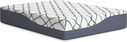 Signature Design by Ashley 14 Inch Chime Elite 2.0 Ultra Plush Green Tea Memory Foam Mattress for Cool Sleep and Pressure Relief, King, Fiberglass Free, Mattress In A Box