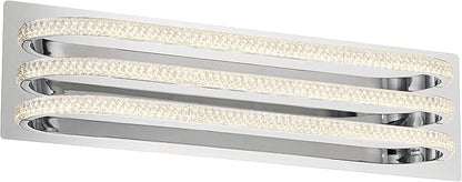 Possini Euro Design Possini Euro Diana 23 1/2" Wide Chrome LED Bathroom Vanity Light