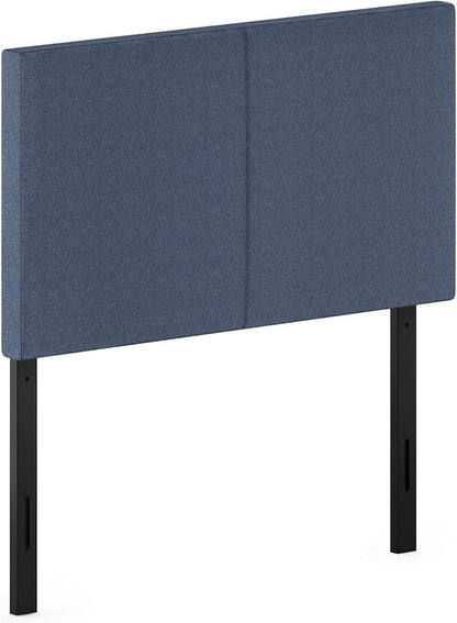 Furinno Roanne Upholstered Headboard, Twin, Denim