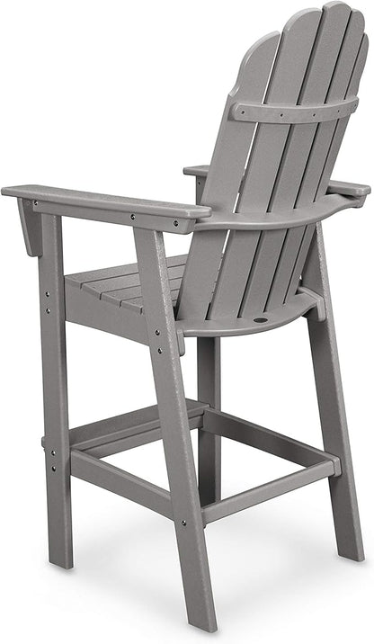 POLYWOOD® Vineyard Bar Chair, Mahogany