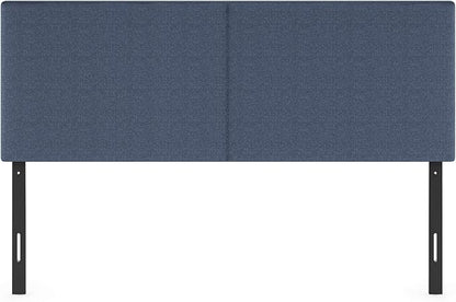 Furinno Roanne Upholstered Headboard, Queen, Denim