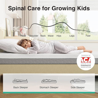 Novilla Twin Mattress 6 Inch, Gel Twin Memory Foam Mattressess in a Box for Supportive & Pressure Relief & Cooling Night Sleep, CertiPUR-US Certified