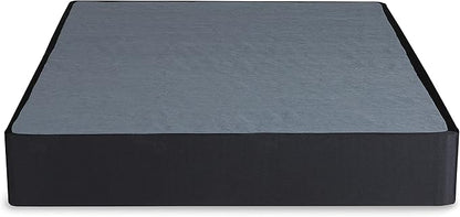 Signature Design by Ashley 10" Mattress Box Spring with Metal Foundation, Sturdy and Durable, Ready to Assemble, Parts and Tools Included, Full, Removable Black Fabric Cover