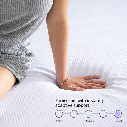 PurpleFlex Twin Mattress – 8" GelFlex Grid, Better Than Memory Foam, Temperature Neutral, Responsive, Breathable, Pressure Relief, Made in USA