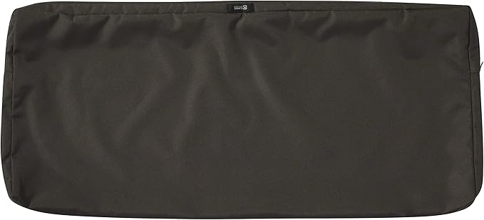 Classic Accessories Ravenna Water-Resistant 48 x 18 x 3 Inch Outdoor Bench/Settee Cushion, Patio Furniture Swing Cushion, Espresso, Patio Loveseat Cushion