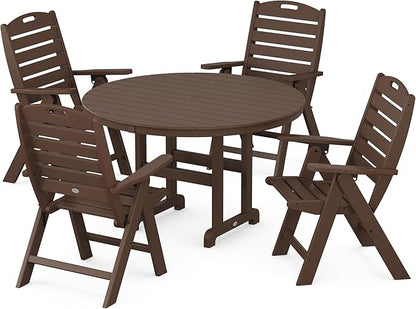 POLYWOOD® Nautical Dining Set, Mahogany
