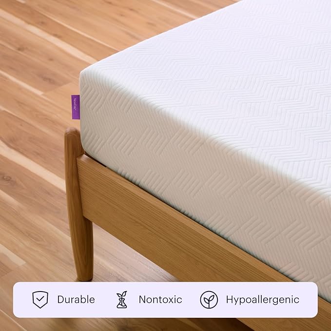 PurpleFlex Twin XL Mattress – 8" GelFlex Grid, Better Than Memory Foam, Temperature Neutral, Responsive, Breathable, Pressure Relief, Made in USA