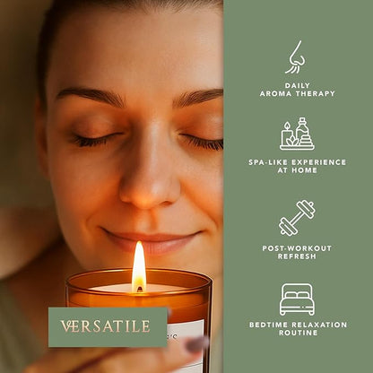 Pecksniff's Amber Deep-Sleep Aroma Therapy Candle | 1 Wick, 184g/6.49oz