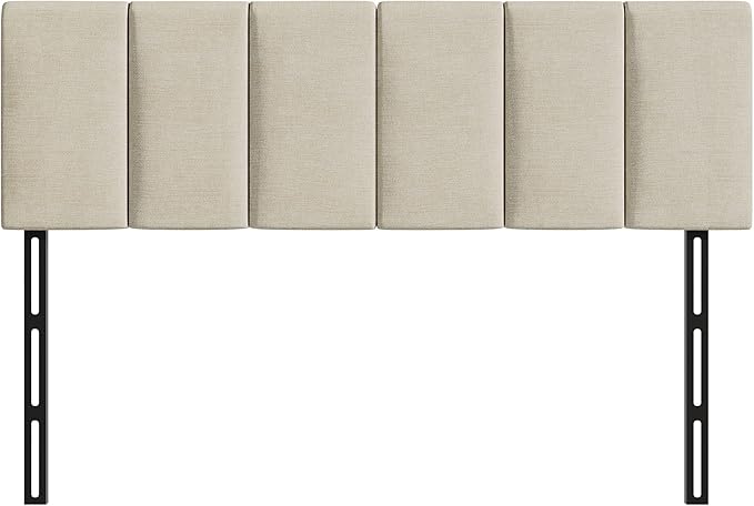HAOBO Home Upholstered Headboards Foldable Queen/Full Linen Panels with Height Adjustments