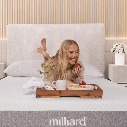 Milliard 10-Inch Memory Foam Queen Size Mattress, Pressure-Relieving - Firm Memory Foam Mattress, Best Mattress for Classic Comfort, Restful Sleep - Soft Memory Foam Mattress