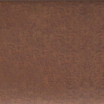 SIMPLIHOME Cosmopolitan Storage Ottoman - 34 inch Wide Upholstered Vegan Leather Rectangle Storage Ottoman Bench in Distressed Saddle Brown, Transitional Tufted Ottoman for Entryway with Lift-Up Lid
