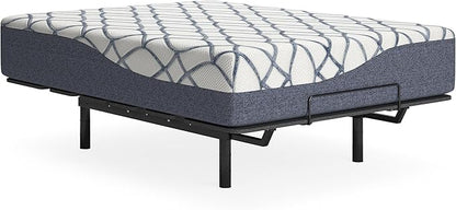 Signature Design by Ashley 14 Inch Chime Elite 2.0 Ultra Plush Green Tea Memory Foam Mattress for Cool Sleep and Pressure Relief, California King, Fiberglass Free, Mattress In A Box