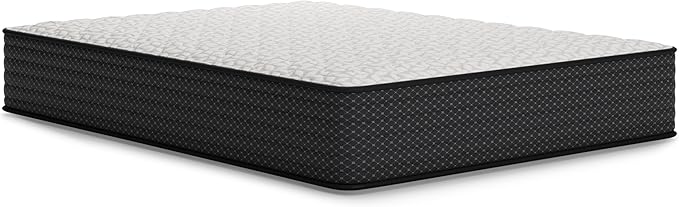 Signature Design by Ashley Limited Edition Firm 12 Inch Hybrid Mattress with Gel Memory Foam and Edge Support for Cool Sleep and Pressure Relief, Queen, Fiberglass Free, Mattress In A Box