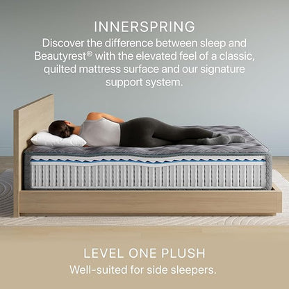 Beautyrest Prime Dream Plush 13.75" Mattress - Cal King - Durable Pocketed Coil, Support, Pressure Relief, Cooling, Motion Separation; 100 Night Sleep Trial and 10 Year Warranty
