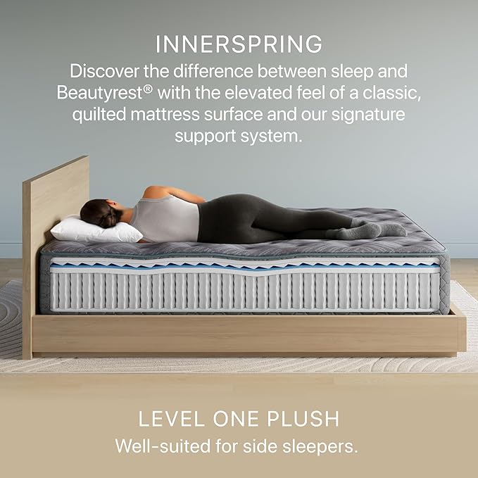 Beautyrest Prime Dream Plush 13.75" Mattress - Full - Durable Pocketed Coil, Support, Pressure Relief, Cooling, Motion Separation; 100 Night Sleep Trial and 10 Year Warranty
