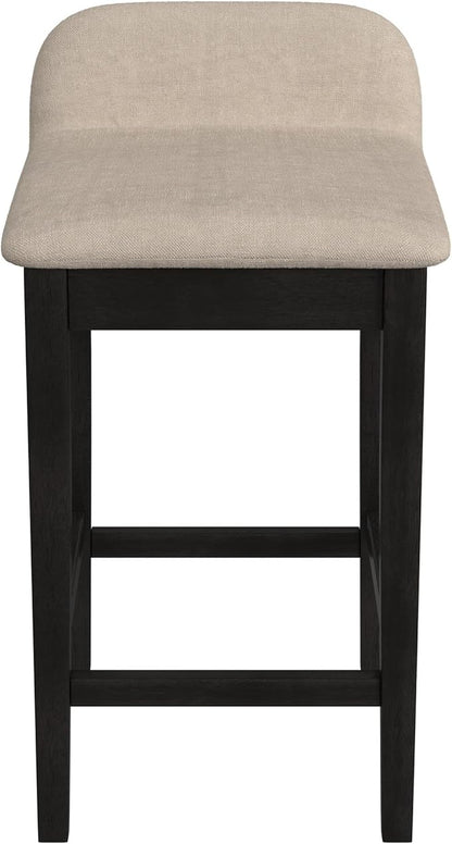 Hillsdale Furniture Maydena Wood Counter Height Stool, Black